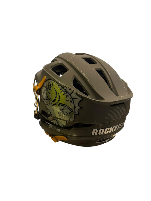 Vist Large View of Product Image Which is Used Cascade R Lacrosse Helmet Grey One Size