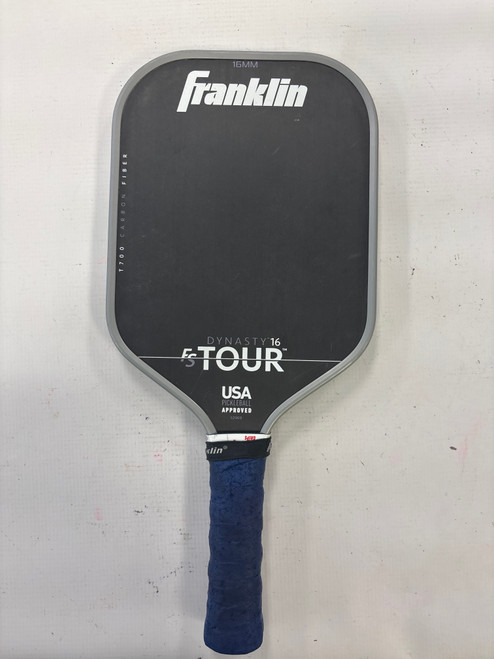 Vist Large View of Product Image Which is Used Franklin DYNASTY 16 Pickleball Racquet Black