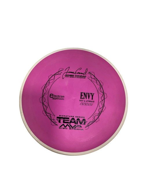 Vist Large View of Product Image Which is Used MVP ENVY Disc Golf Putter Pink