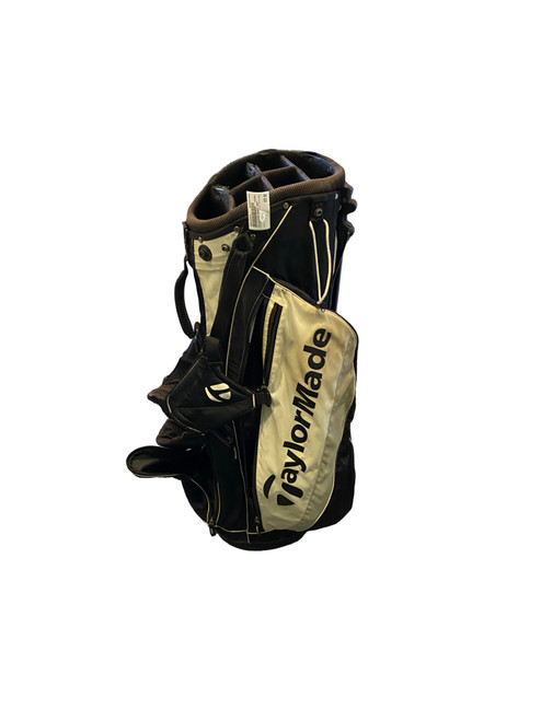 Vist Large View of Product Image Which is Used Taylormade BLACK GREY Mens Stand Bag Black