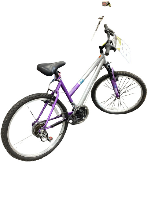 Vist Large View of Product Image Which is Used Magna GREAT DIVIDE Mountain Bike Girls Grey 24"