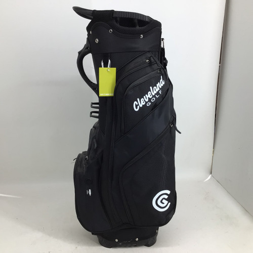Vist Large View of Product Image Which is Used Cleveland 14 WAY CART BAG Mens Cart Bag Black