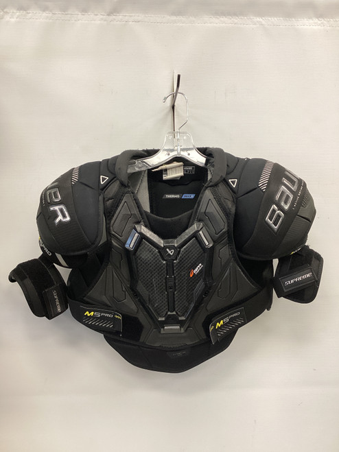 Vist Large View of Product Image Which is Used Bauer SUPREME M5 PRO Intermediate Shoulder Pads LG