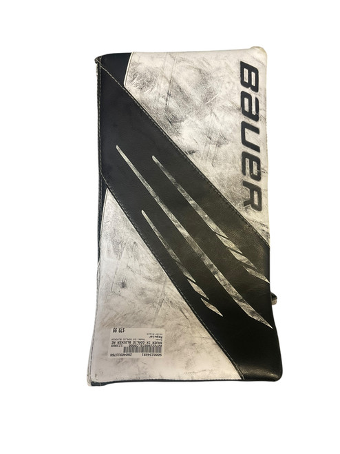 Vist Large View of Product Image Which is Used Bauer 3X GOALIE BLOCKER Senior Goalie Blocker Black