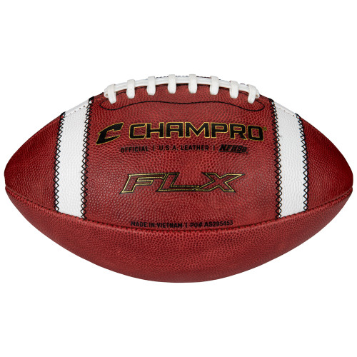 Vist Large View of Product Image Which is New FLX LEATHER YOUTH  FOOTBALL