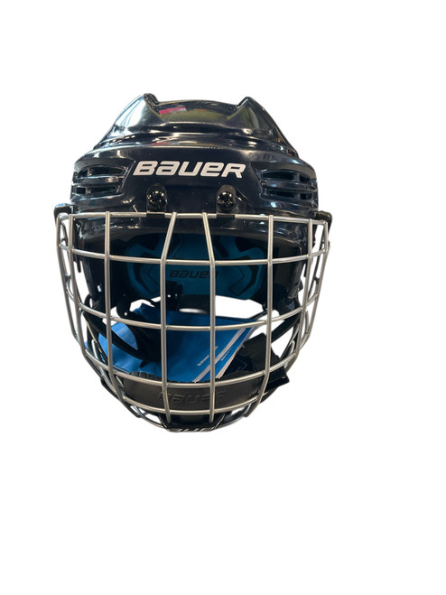 Vist Large View of Product Image Which is Used Bauer PRODIGY YTH Helmet Cage Combo None One Size