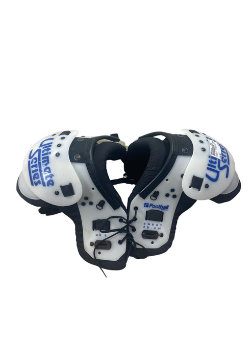 Vist Large View of Product Image Which is Used FatHead ULTIMATE SERIES 13-14 FB Shoulder Pads White SM
