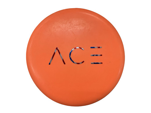 Vist Large View of Product Image Which is Used Prodigy ACE Disc Golf Mid Range Orange 178g