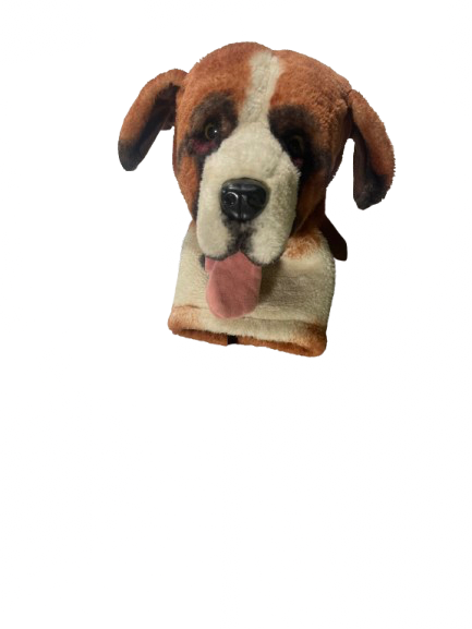 Vist Large View of Product Image Which is Used BOXER DOG - PLUSH HEAD COVER Golf Accessory