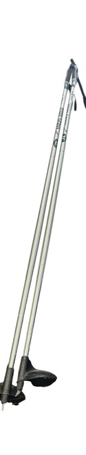 Vist Large View of Product Image Which is Used Leki WHITE GRASS Mens XC Ski Poles Grey 130 cm / 52 in