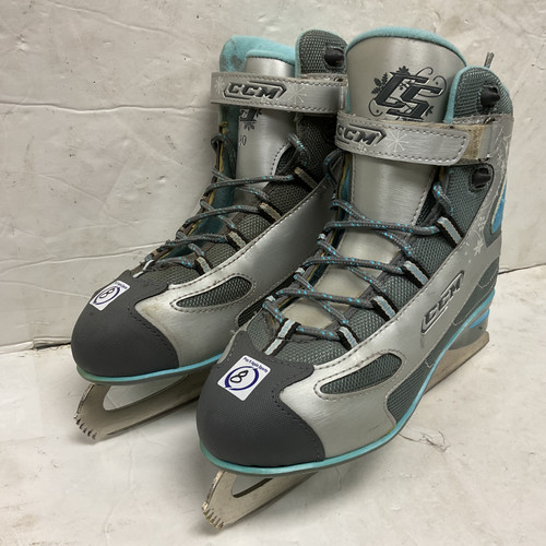 Vist Large View of Product Image Which is Used CCM CS 80 Womens Softboot Skate Grey Senior 8