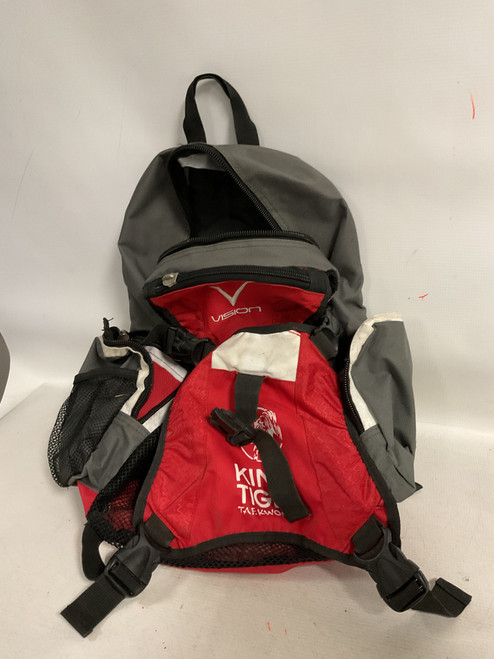 Vist Large View of Product Image Which is Used VISION MMA BACKPACK Soccer Player Sackpack Red