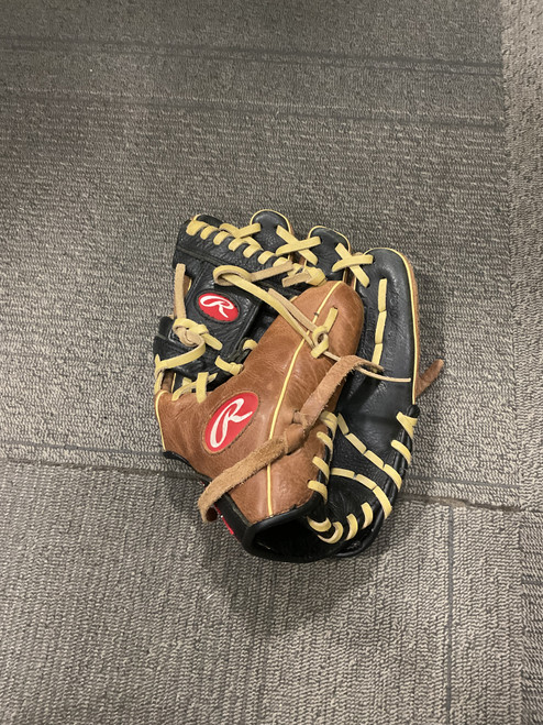 Vist Large View of Product Image Which is Used Rawlings PREMIUM SERIES BB/SB Glove RH Throw Brown 11 1/4"