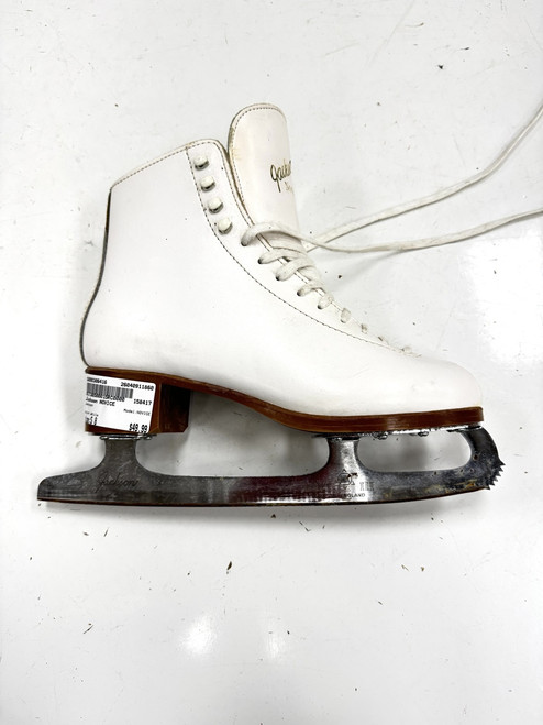 Vist Large View of Product Image Which is Used Jackson NOVICE WomensFigure Skate White Senior 8