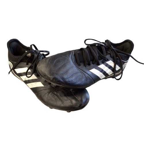 Vist Large View of Product Image Which is Used Adidas Soccer Cleats Black Senior 6