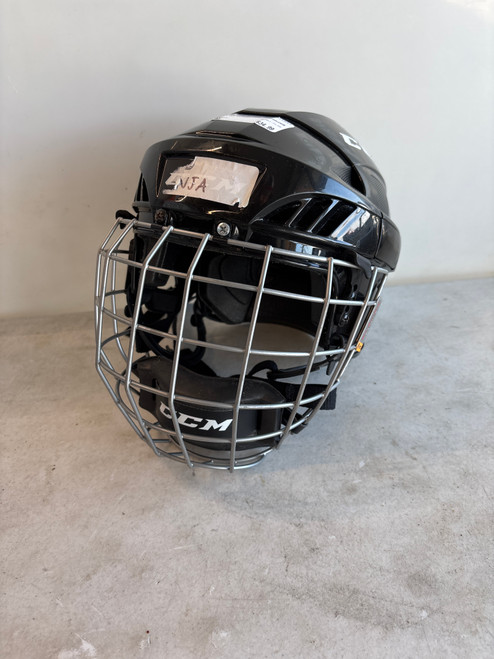 Vist Large View of Product Image Which is Used CCM FL40 Helmet Cage Combo Black XS