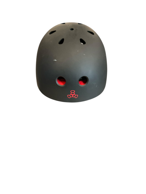 Vist Large View of Product Image Which is Used Triple Eight Skateboard Helmet Black MD