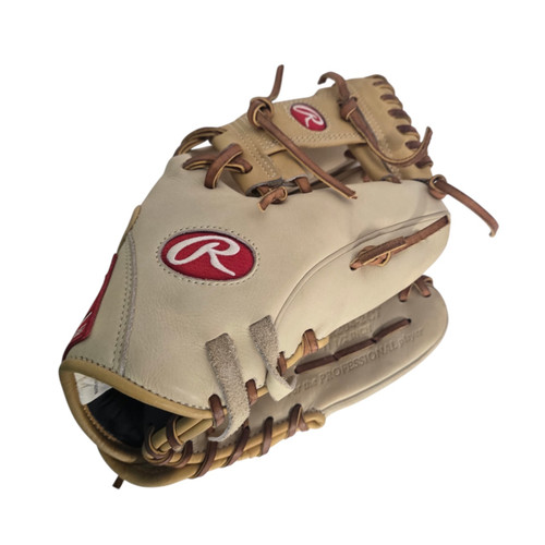 Vist Large View of Product Image Which is Used Rawlings HEART OF THE HIDE BB/SB Glove RH Throw Tan 11 1/2"