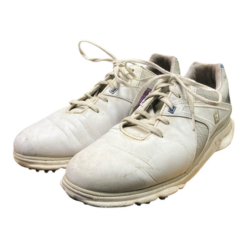 Vist Large View of Product Image Which is Used Foot Joy Mens Golf Shoes White Senior 8.5