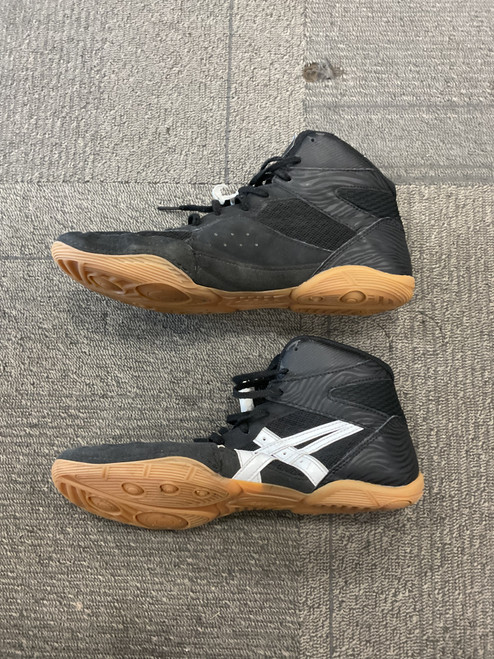 Vist Large View of Product Image Which is Used Asics MATFLEX Wrestling Shoes Black Senior 8.5