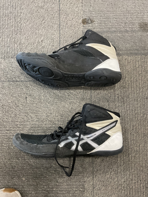 Vist Large View of Product Image Which is Used Asics MATFLEX Wrestling Shoes Black Senior 10