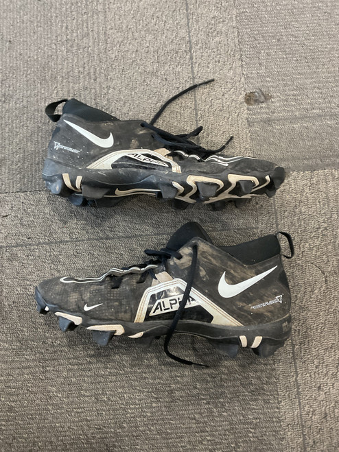 Vist Large View of Product Image Which is Used Nike ALPHA Adult FB Cleats Black Senior 9