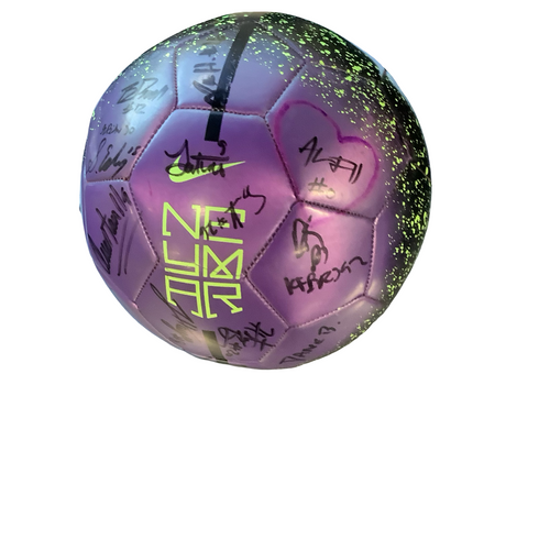 Vist Large View of Product Image Which is Used Nike NEYMAR SZ 4 All Size Soccer Ball Purple 4