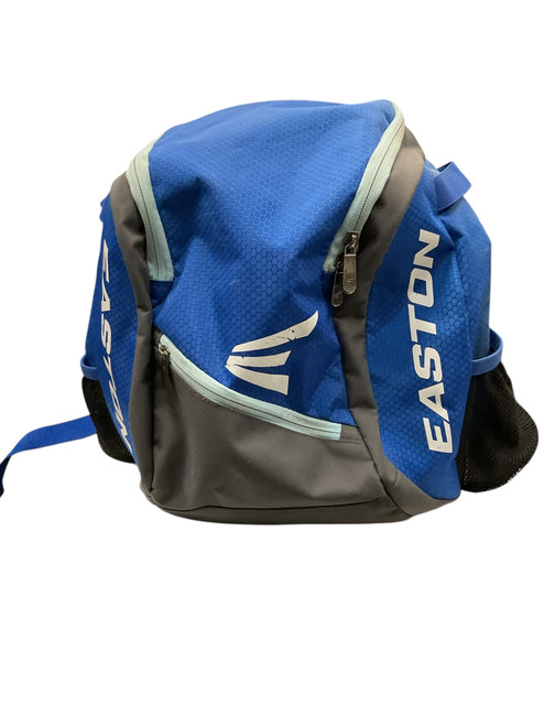Vist Large View of Product Image Which is Used Easton 2 BAT BACKPACK BLU/GRY BB/SB Player Backpack Royal Blue And Grey