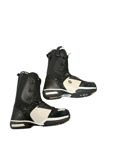 Vist Large View of Product Image Which is Used Salomon DIALOGUE Mens Snowboard Boots Black Senior 10.5