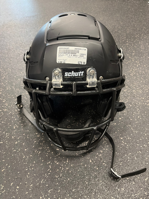 Vist Large View of Product Image Which is Used Schutt F7 2.0 ADULT 2025 FB Helmet Black LG