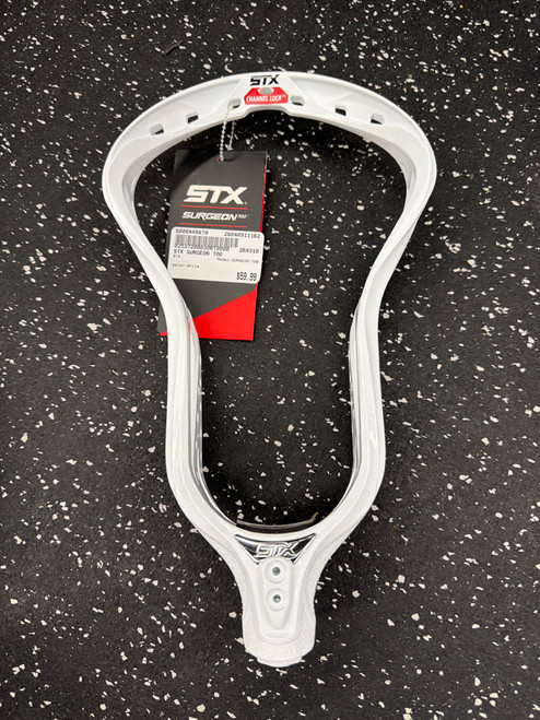 Vist Large View of Product Image Which is Used STX SURGEON 700 Mens Lacrosse Head White