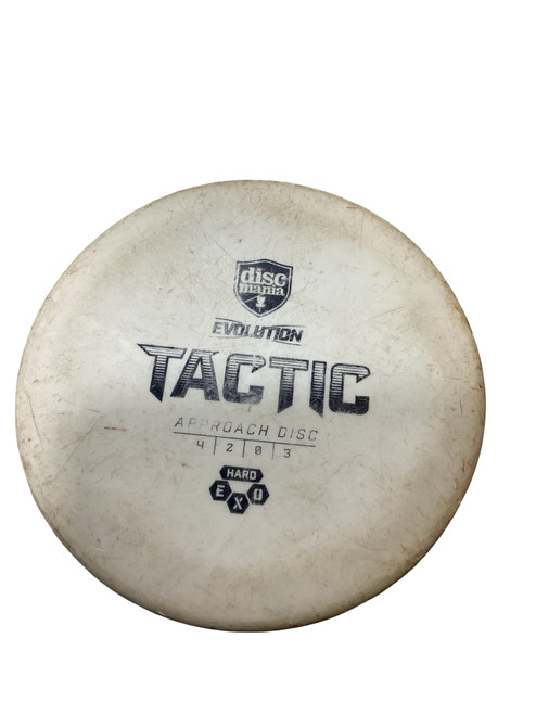 Vist Large View of Product Image Which is Used Discmania TACTIC Disc Golf Putter White