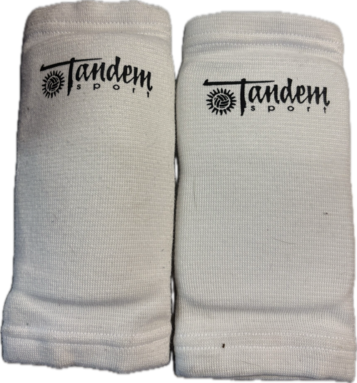 Vist Large View of Product Image Which is Used Volleyball Knee Pads White