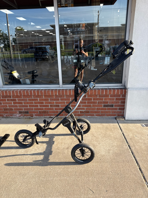 Vist Large View of Product Image Which is Used Bag Boy COMPACT LX Golf Cart 3 Wheel