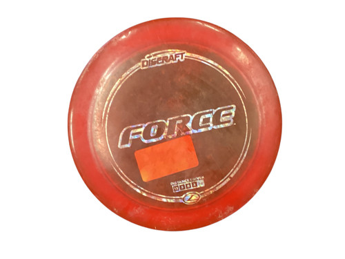 Vist Large View of Product Image Which is Used Discraft FORCE Disc Golf Driver Red