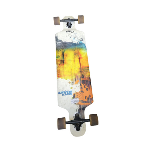 Vist Large View of Product Image Which is Used NEVER SUMMER CLUTCH LONGBOARD Longboard Red Regular