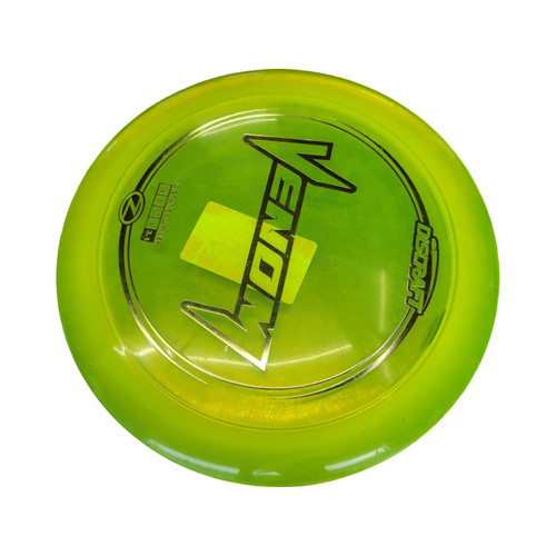 Vist Large View of Product Image Which is Used Discraft VENOM ZL Disc Golf Driver Yellow
