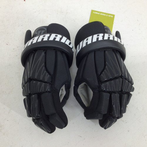Vist Large View of Product Image Which is Used Warrior BURN NEXT JR XS LAX GLOVES Lacrosse Gloves Junior Black XS
