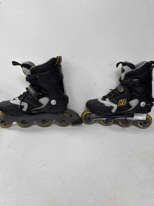 Vist Large View of Product Image Which is Used K2 EXO 3.0 Senior Rec Fitness Skates Black Senior 9.5