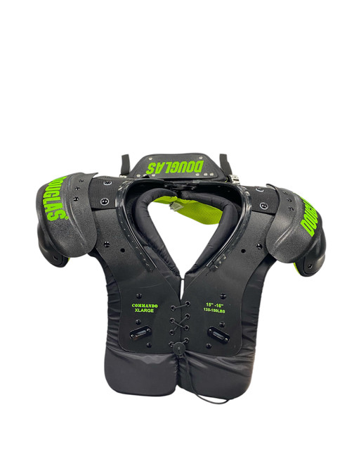 Vist Large View of Product Image Which is Used Douglas COMMANDO SHOULDER PADS FB Shoulder Pads Black XL