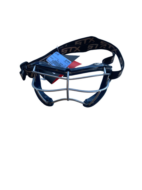 Vist Large View of Product Image Which is Used STX 4SIGHT PLUS Lacrosse Facial Protect Black Senior