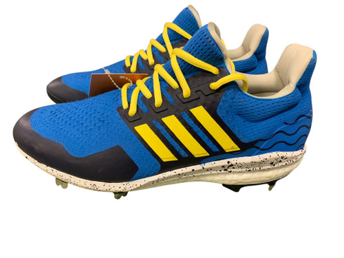 Vist Large View of Product Image Which is Used (NEVER WORN) Adidas Brewers city connect player issued BB CLEATS