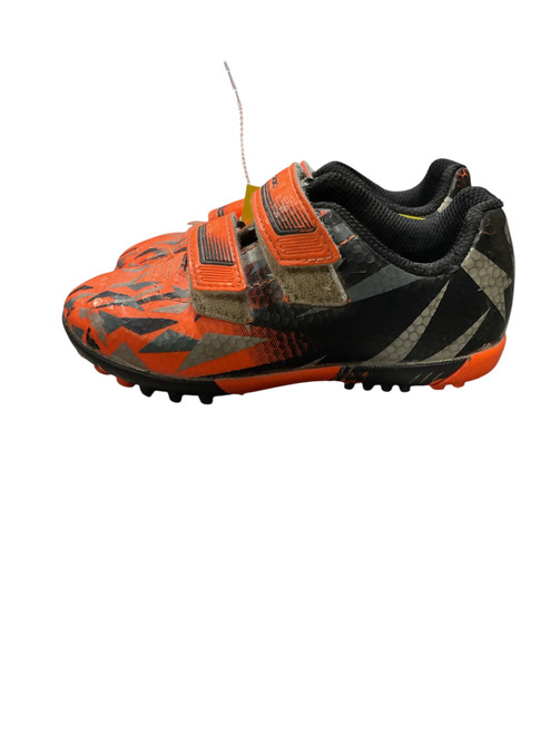 Vist Large View of Product Image Which is Used Soccer Cleats Orange Youth 12.0