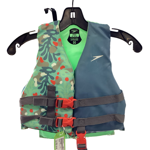 Vist Large View of Product Image Which is Used Speedo Child PFD Green Child 30-50