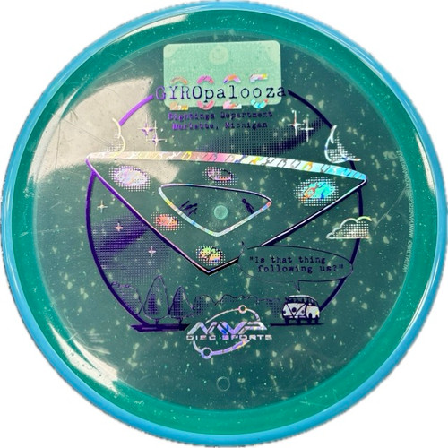 Vist Large View of Product Image Which is Used MVP GYROPALOOZA SIGHTINGS DEPARTMENT Disc Golf Mid Range Teal