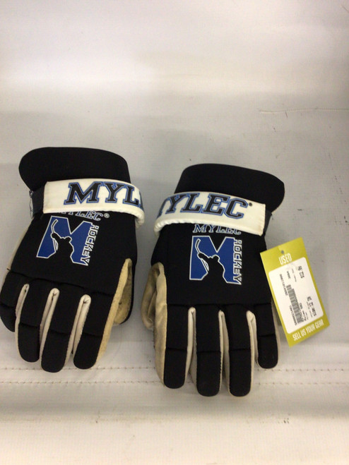 Vist Large View of Product Image Which is Used Mylec 592 Junior Gloves Black 12"