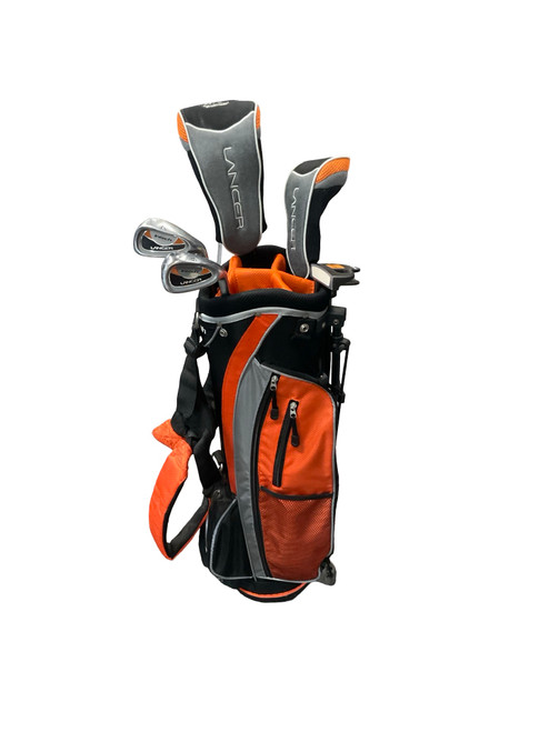 Vist Large View of Product Image Which is Used Intech LANCER Jr Package Set RH Black And Orange 6 Piece