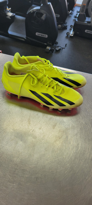Vist Large View of Product Image Which is Used Adidas Soccer Cleats Yellow Senior 11.5