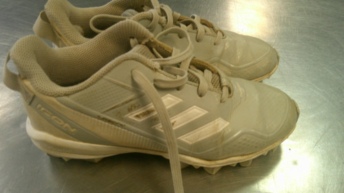 Vist Large View of Product Image Which is Used Adidas ICON BB/SB Cleats Grey Junior 03.5