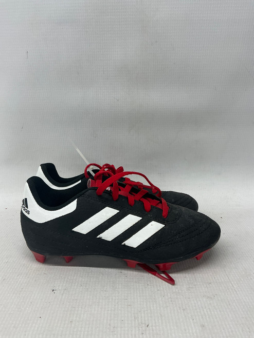 Vist Large View of Product Image Which is Used Adidas Soccer Cleats White/Black/Red Junior 01